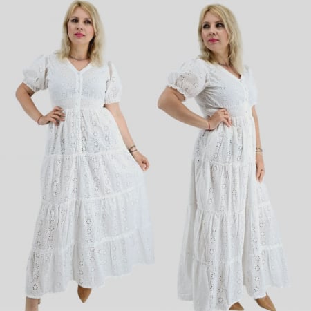 Рокли с бродерия - Rochie din dantela Margo