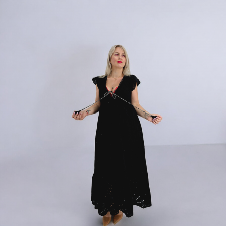 Рокли с бродерия - Rochie din dantela Margo 8