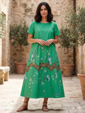 Rochii Elegante - Rochie cu imprimeu Primavara