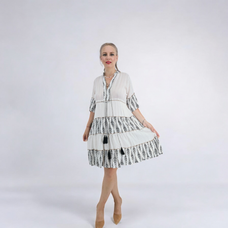 Rochie cu fir lame Lea [3]