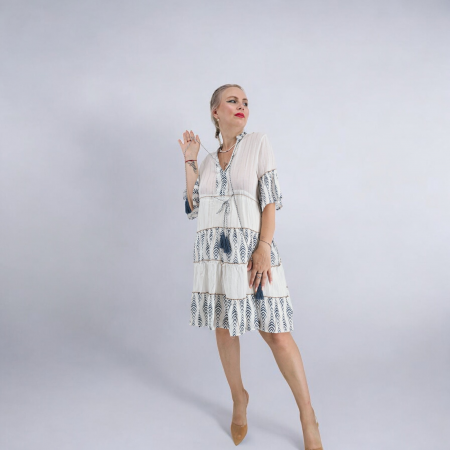 Rochie cu fir lame Lea [2]