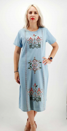 Rochie din Denim traditionala Marita [1]