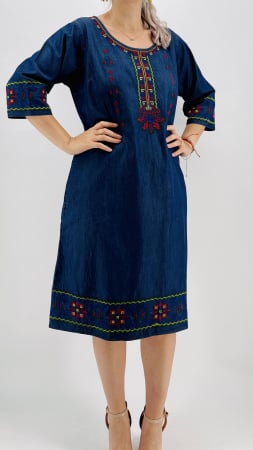 Rochie din Denim traditionala Sanda 53 [2]