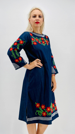 Rochie din Denim traditionala Martina [2]