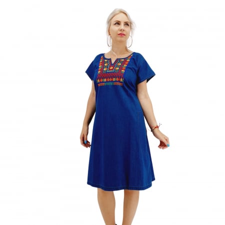 Rochie din Denim traditionala Sanda 55 [1]