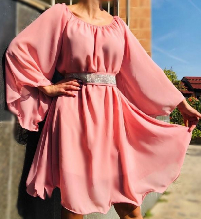 Rochie eleganta din voal Mioara [2]