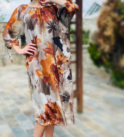 Rochie dreapta din matase Mariana 2 [3]