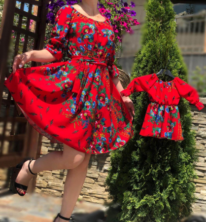 Rochii Elegante - Rochie eleganta Bujori 3