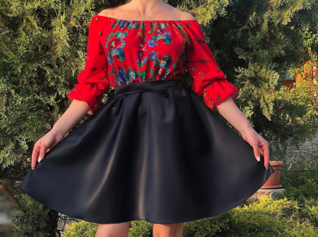 Елегантни рокли - Rochie eleganta Bujori 2