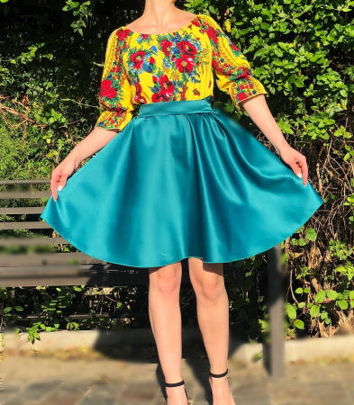 Rochii Elegante - Rochie eleganta Bujori 2