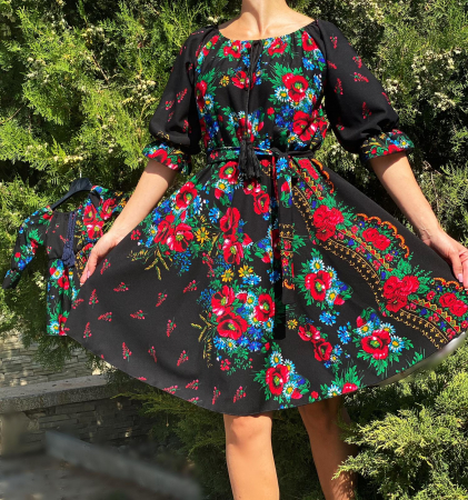 Елегантни рокли - Rochie eleganta Bujori 3