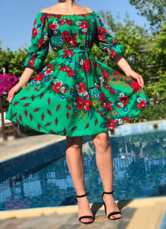 Rochii Elegante - Rochie eleganta Bujori 3