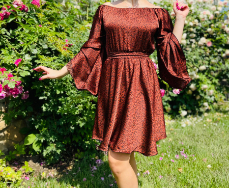Елегантни рокли - Rochie eleganta scurta Carmen 2