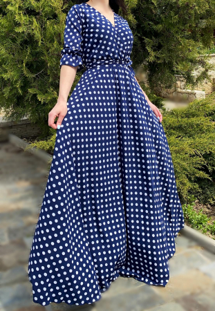 Rochii Elegante - Rochie eleganta cu buline Nela 5
