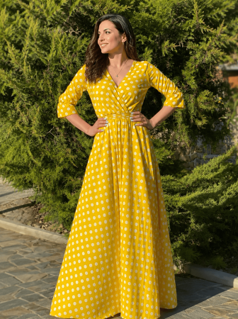 Rochii Elegante - Rochie eleganta cu buline Nela 5