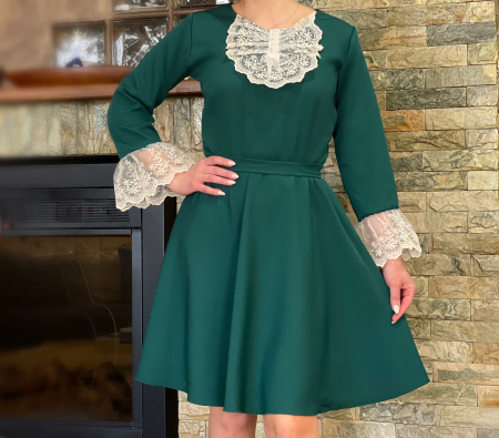 Елегантни рокли - Rochie eleganta din barbie Caterine