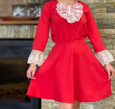 Елегантни рокли - Rochie eleganta din barbie Caterine