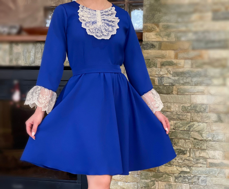 Елегантни рокли - Rochie eleganta din barbie Caterine
