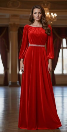 Femei - Rochie eleganta din catifea Cati 3