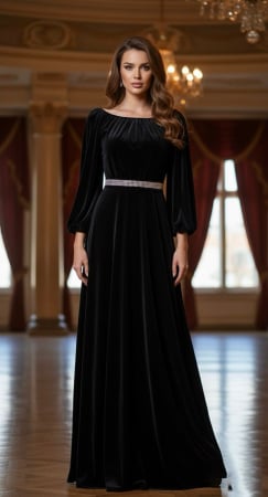 Femei - Rochie eleganta din catifea Cati 5