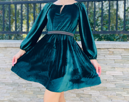 Rochie eleganta din catifea Cati [3]