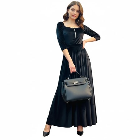 Rochii Elegante - Rochie eleganta din catifea Ecaterina 3