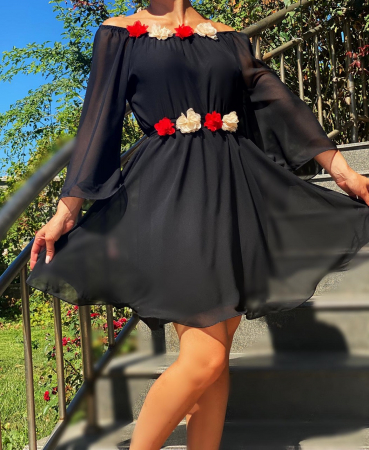 Rochie eleganta din voal Mioara 4 [1]
