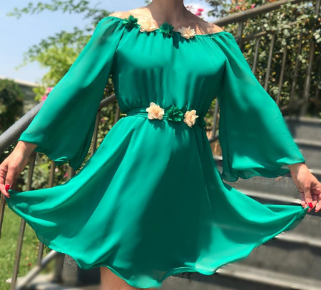 Rochii Elegante - Rochie eleganta din voal Mioara 4