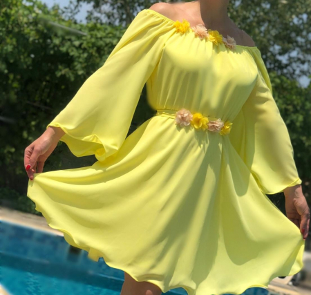 Rochie eleganta din voal Mioara 4 [1]