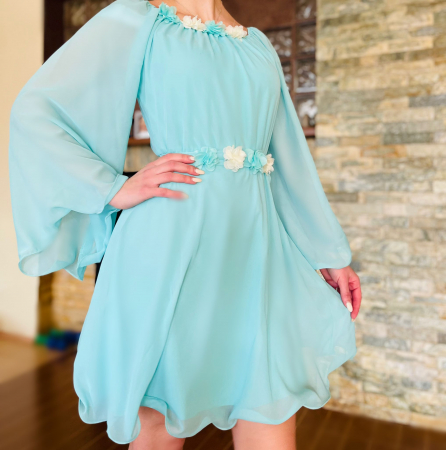 Rochie eleganta din voal Mioara 24 [1]