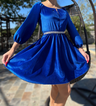 Rochii Elegante - Rochie eleganta din catifea Cati