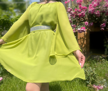 Елегантни рокли - Rochie eleganta din voal Mioara 39