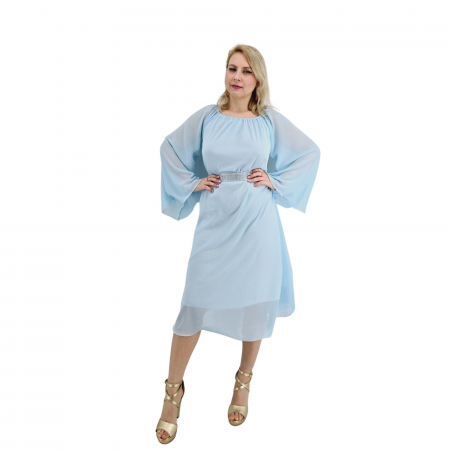 Елегантни рокли - Rochie eleganta din voal Mioara 40