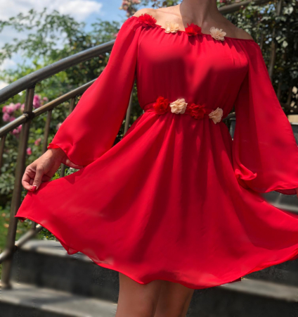 Rochii Elegante - Rochie eleganta din voal Mioara 4