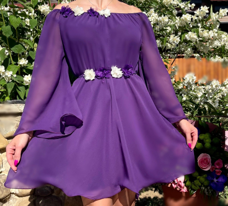 Rochii Elegante - Rochie eleganta din voal Mioara 4