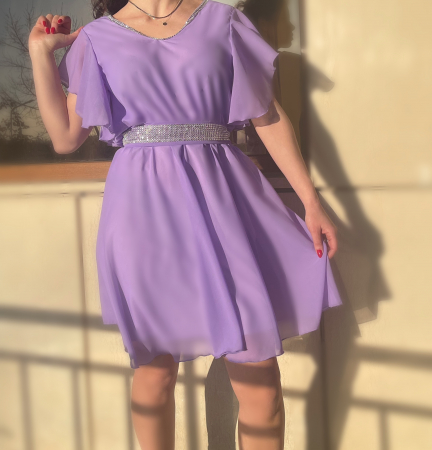 Rochie Eleganta Scurta din voal Victorita [1]