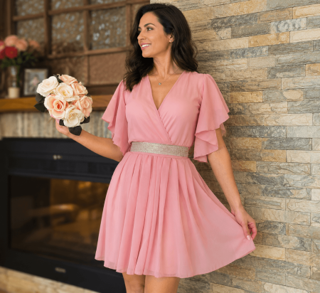 Елегантни рокли - Rochie Traditionala Kally