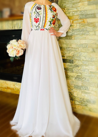 Елегантни рокли - Rochie eleganta lunga Maria