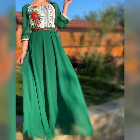 Елегантни рокли - Rochie eleganta lunga Martha 3