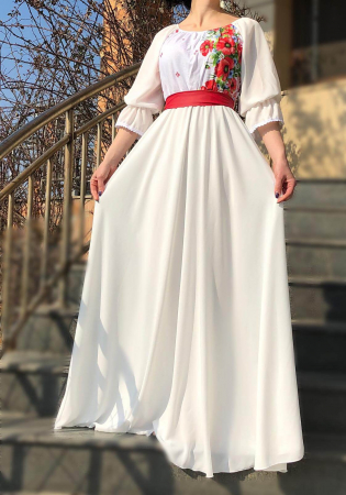 Елегантни рокли - Rochie eleganta lunga Martha