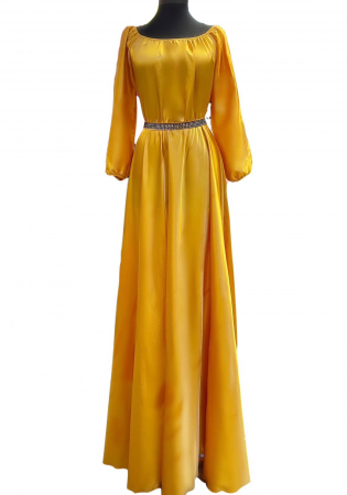Елегантни рокли - Rochie eleganta lunga Neli 46