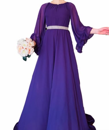 Елегантни рокли - Rochie eleganta lunga Gratiela