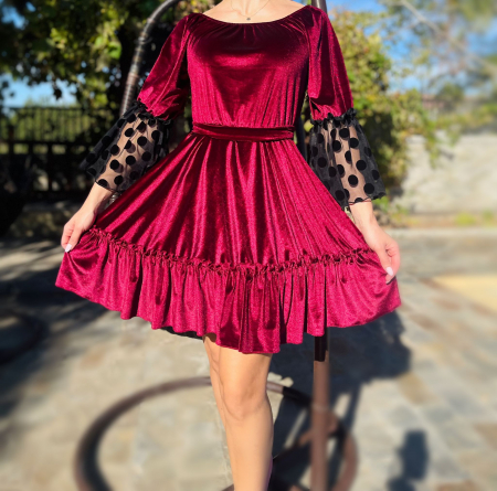 Rochie din catifea eleganta Nica [1]