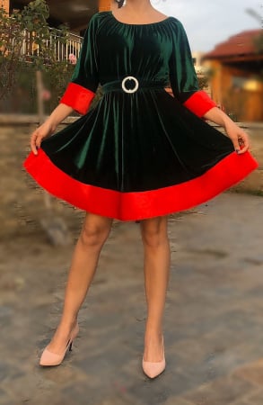Елегантни рокли - Rochie Eleganta Santa 2