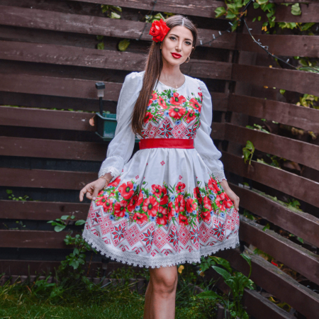 Rochie Habibi Flowers Midi [1]