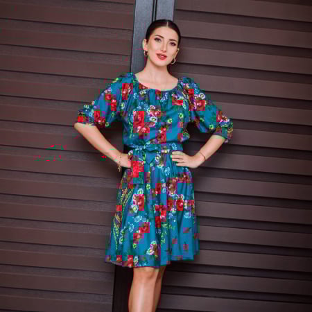 Елегантни рокли - Rochie Isabella Maxi Scurta