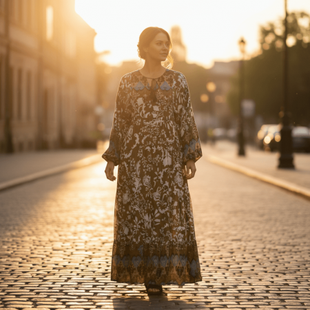 Елегантни рокли - Rochie lejera de vara Malvina 11
