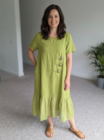 Rochii Elegante - Rochie lejeră din bumbac Ioana