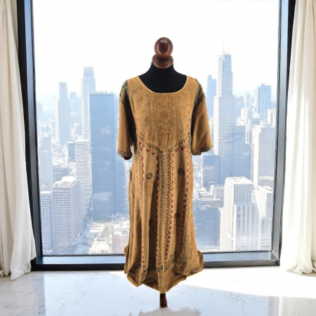 Rochie Lunga Brodata Miuta 103 [1]