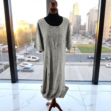 Rochie Lunga Brodata Miuta 104 [1]